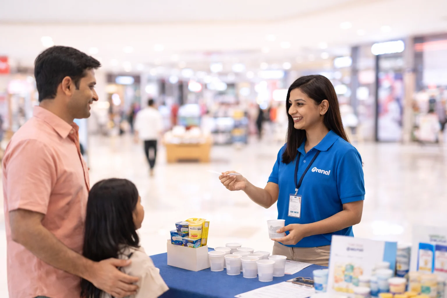 Brand promoters engaging with consumers