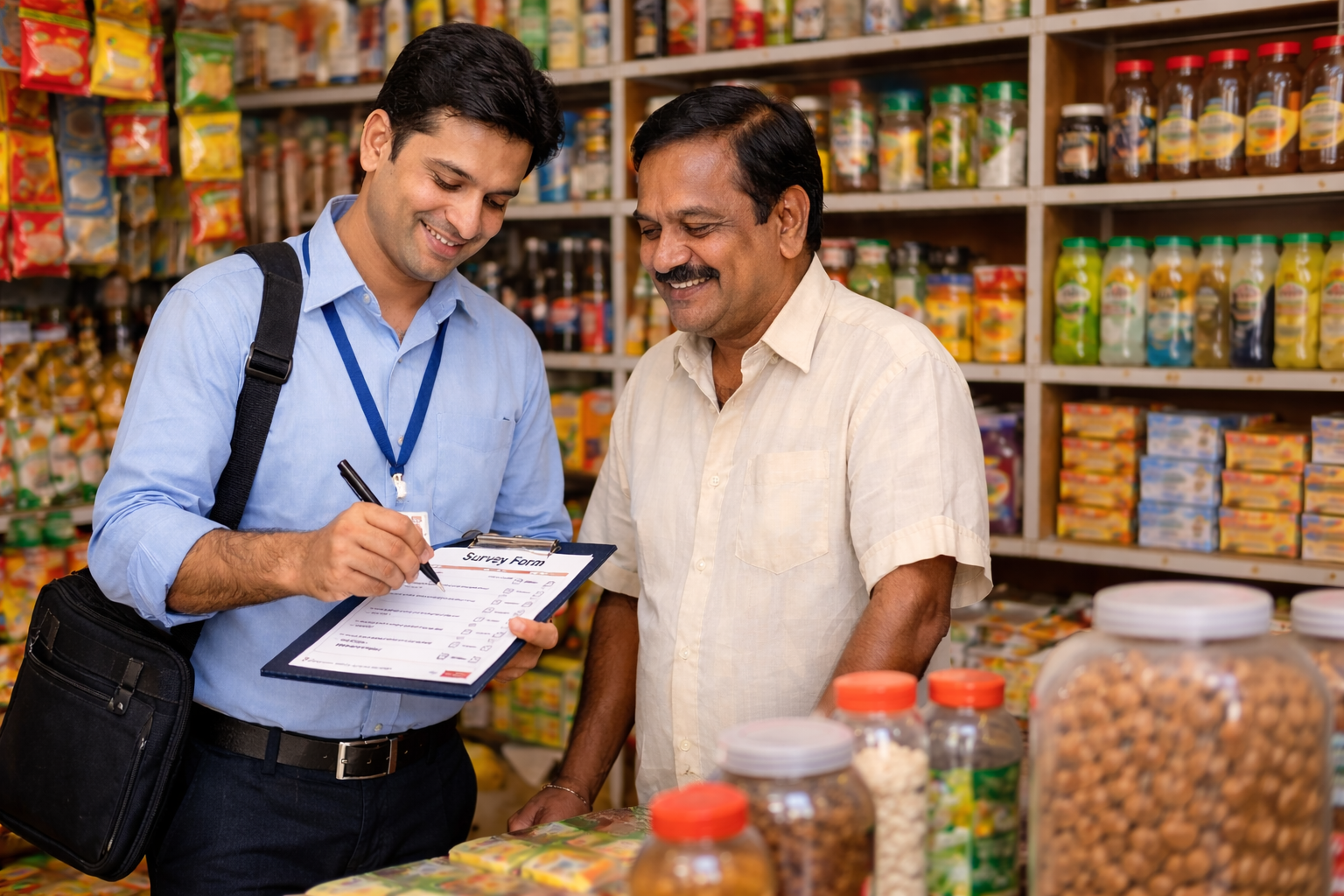 Market insights network background